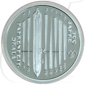 BRD 10 Euro Silber 2014 J 300 Jahre Fahrenheit-Skala PP (Spgl)
