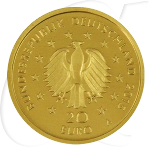BRD 20 Euro 2015 Deutscher Wald Linde A (Berlin) Gold 3,89g fein