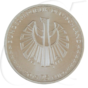 BRD 25 Euro Silber 2015 J st 25 Jahre Deutsche Einheit