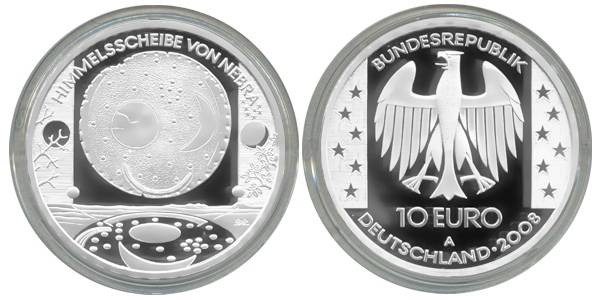 BRD 10 Euro Silber 2008 A Himmelsscheibe von Nebra PP (Spgl)