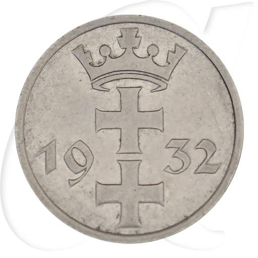 Danzig 1 Gulden 1932 ss+ Wappen