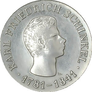 DDR 10 Mark Schinkel 1966 vz-st