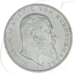 Deutschland Württemberg 3 Mark 1912 ss-vz Wilhelm II.