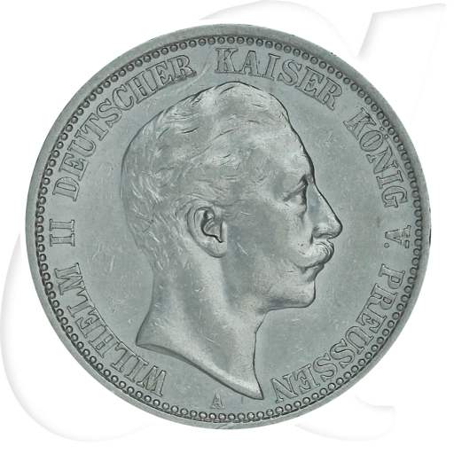 Deutschland Preussen 2 Mark 1905 ss Wilhelm II. Münzen-Bildseite