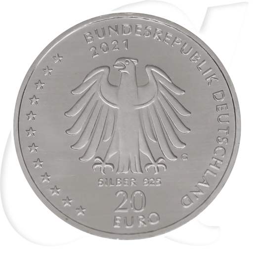 Deutschland 20 Euro 2021 G Originalrolle 200. Geburtstag Sebastian Kneipp