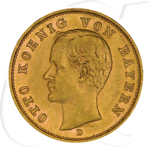 Deutschland Bayern 20 Mark Gold 1905 ss-vz Otto