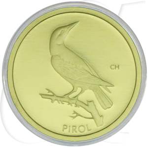 BRD 20 Euro 2017 F st/OVP Gold 3,89g fein Heimische Vögel - Pirol