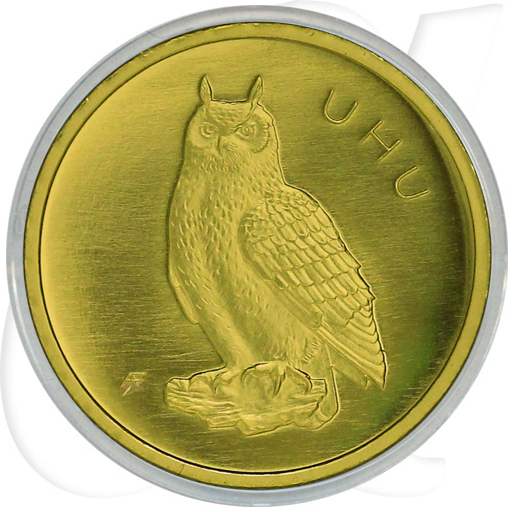 BRD 20 Euro 2018 D st Gold Heimische Vögel - Uhu
