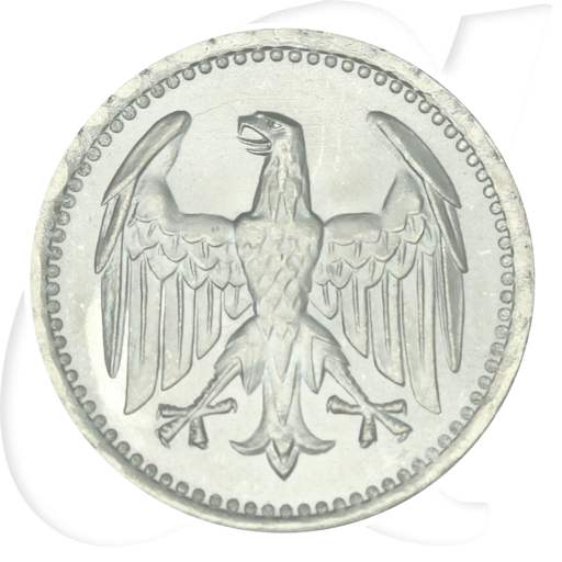 Weimarer Republik 3 Mark 1924 A prägefrisch/st Kursmünze Münzen-Wertseite