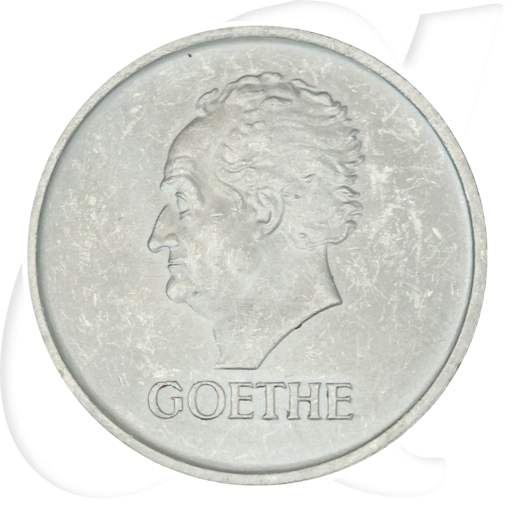 Weimarer Republik 3 Mark 1932 A vz-st 150. Todestag Goethe Münzen-Bildseite