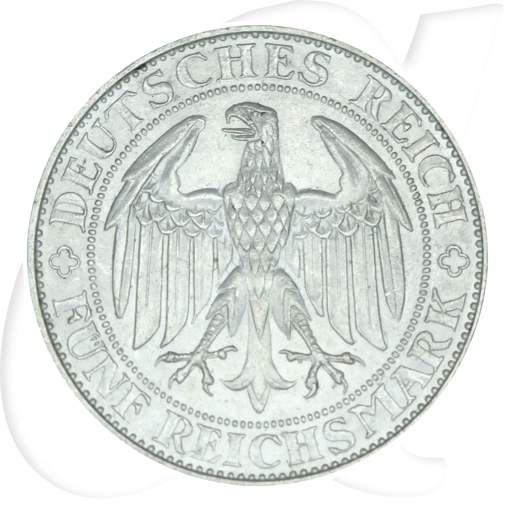 Weimarer Republik 5 Mark 1929 E vz 1000 Jahre Burg und Stadt Meißen