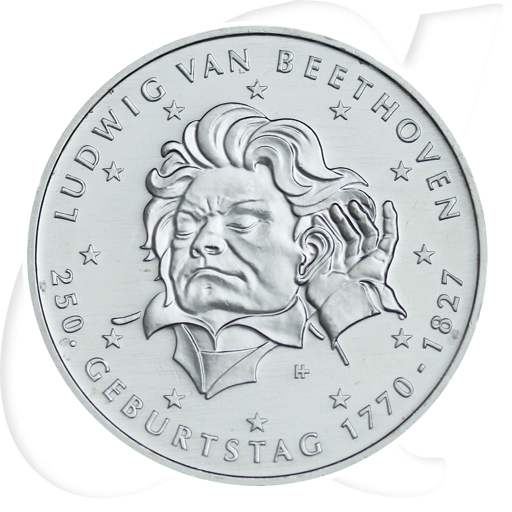 Deutschland 20 Euro 2020 F st 250. Geburtstag Ludwig van Beethoven