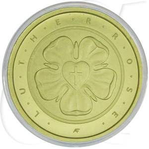 BRD 50 Euro 2017 A st/OVP Gold 500 Jahre Reformation - Lutherrose