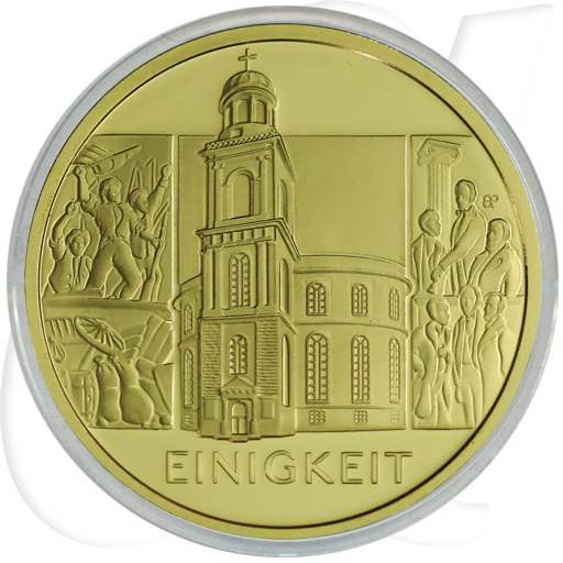 Deutschland 100 Euro Gold 2020 F OVP Säulen der Demokratie - Einigkeit