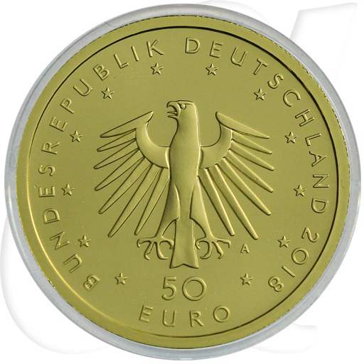 Deutschland 50 Euro 2018 A Kontrabass Gold 7,778 gr.