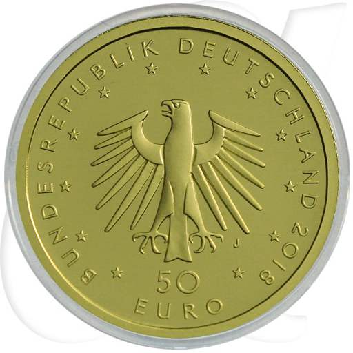 Deutschland 50 Euro 2018 J Kontrabass Gold 7,778 gr.