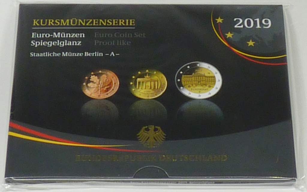 Deutschland Kursmünzensatz 2019 A Blister