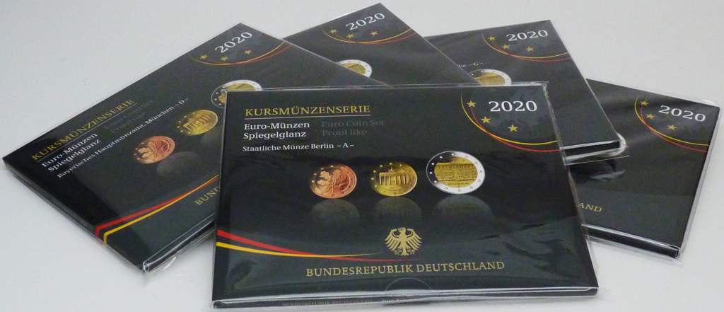 Deutschland Kursmünzensatz 2020 OVP