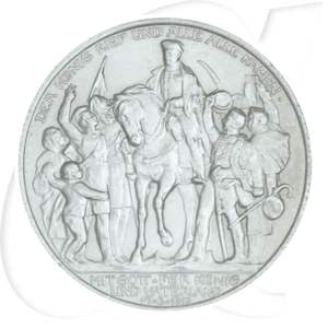 Deutsches Kaiserreich - Preussen 2 Mark 1913 vz 100 Jahre Befreiungskriege Münzen-Bildseite