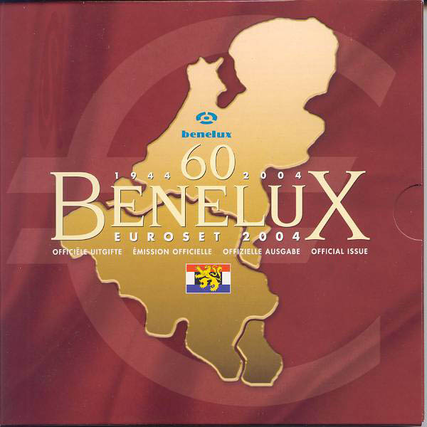 BeNeLux Kursmünzensatz 2004 st im Blister