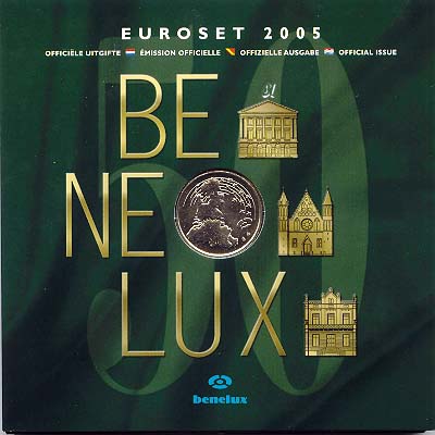BeNeLux Kursmünzensatz 2005 st im Blister