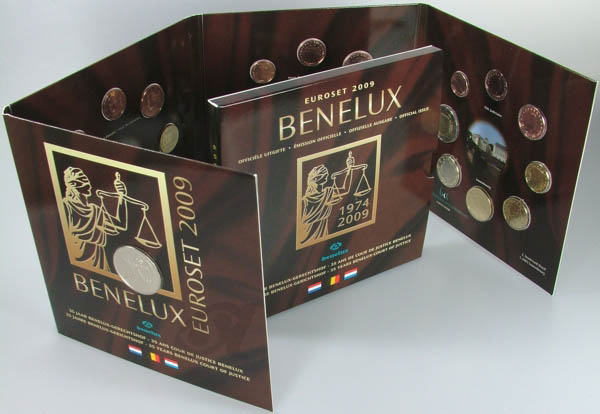 BeNeLux Kursmünzensatz 2009 st im Blister