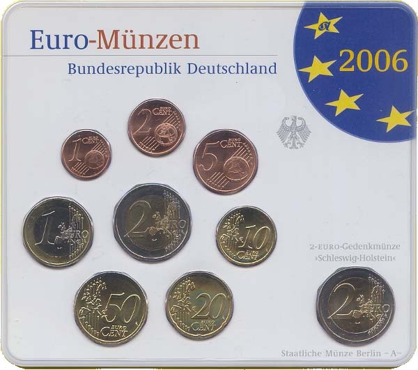 BRD Kursmünzensatz 2006 A st OVP