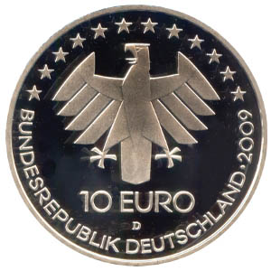 BRD 10 Euro Silber 2009 D 100 Jahre Luftfahrtausstellung PP (Spgl)