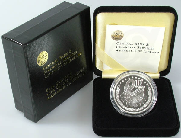 Irland 10 Euro Silber 2004 PP OVP EU-Erweiterung