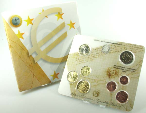 Italien Kursmünzensatz 2006 st OVP