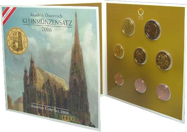 Österreich Kursmünzensatz 2006 st OVP
