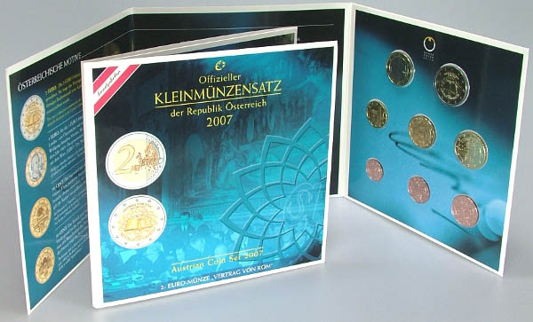 Österreich Kursmünzensatz 2007 st OVP