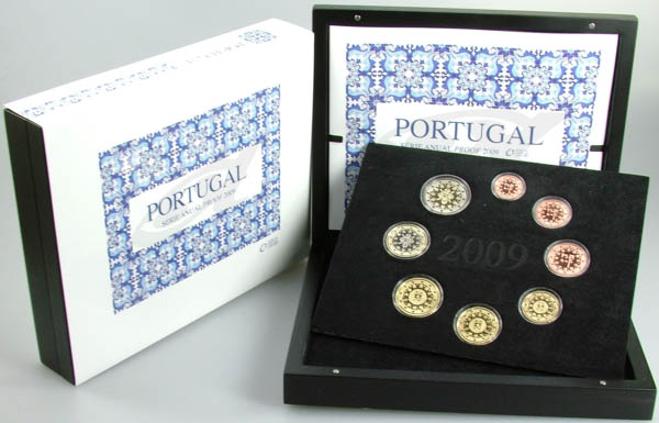 Portugal Kursmünzensatz 2009 PP OVP