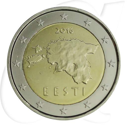 Estland 2 Euro 2016 Umlaufmünze