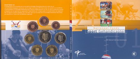 Niederlande Kursmünzensatz 2001 st OVP Charity-Satz