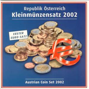 Österreich Kursmünzensatz 2002 st OVP