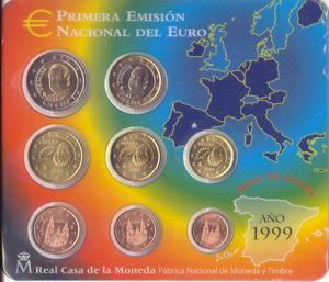 Spanien Kursmünzensatz 1999 st OVP