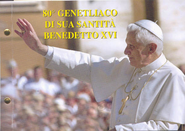 Vatikan 2 Euro 2007 st Numisbrief OVP 80. Geburtstag Papst Benedikt XVI.