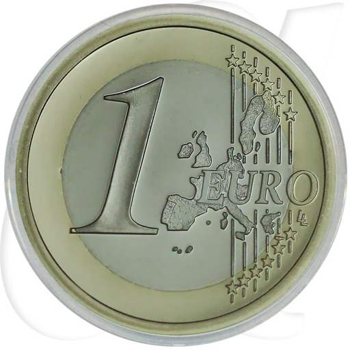 Finnland 2004 1 Euro PP Umlaufmünze Kursmünze Münzen-Wertseite