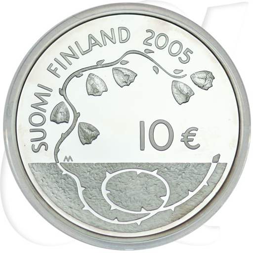 Finnland 2005 Frieden 10 Euro Münzen-Wertseite