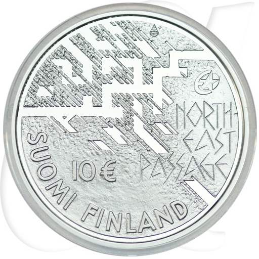 Finnland 2007 Nordenskioed 10 Euro Münzen-Wertseite