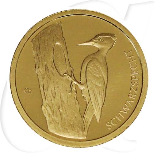 Deutschland 20 Euro Gold 2021 A st Heimische Vögel - Schwarzspecht