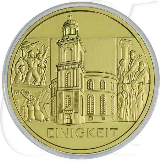 Deutschland 100 Euro Gold 2020 J OVP Säulen der Demokratie - Einigkeit