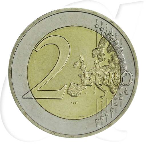 Griechenland 2 Euro 2014 Umlaufmünze Göttin auf Stier