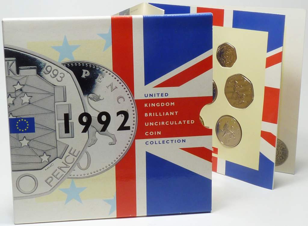 Großbritannien Kursmünzensatz 1992 st England OVP