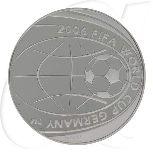 Italien 5 Euro Silber 2006 PP OVP Fußball WM BRD