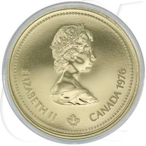 Kanada 100 Dollar 1976 PP Gold Olympia Montreal 1/2 oz Gold