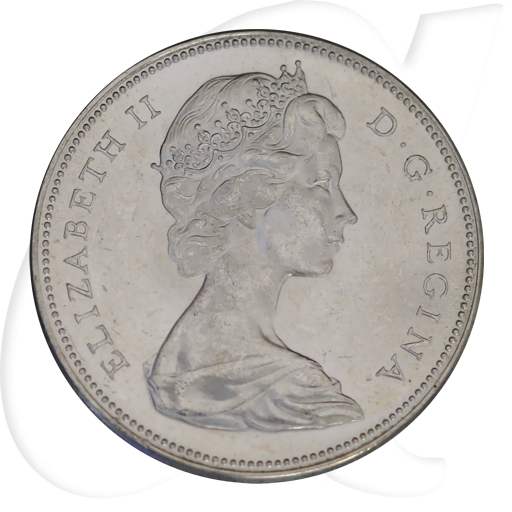kanada-1967-wildgans-1-dollar-silber Münzen-Wertseite