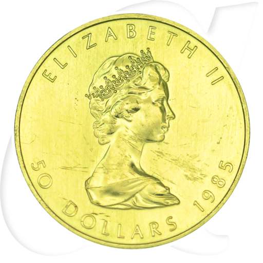 Kanada 50 Dollar Gold 31,103g (1oz) fein vz-st Maple Leaf