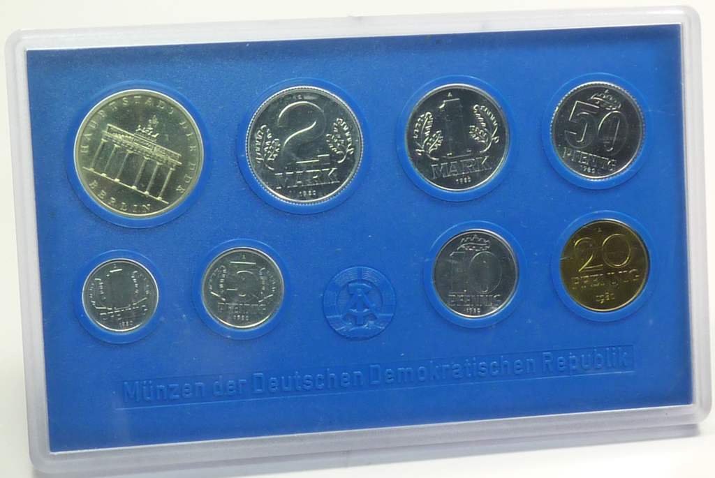 DDR Kursmünzensatz 1980 st OVP